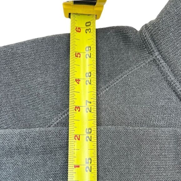 Timberland Men's Fleece Half Zip Long Sleeve Pullover Sweater Gray Tan Size 2XL - Picture 6 of 8